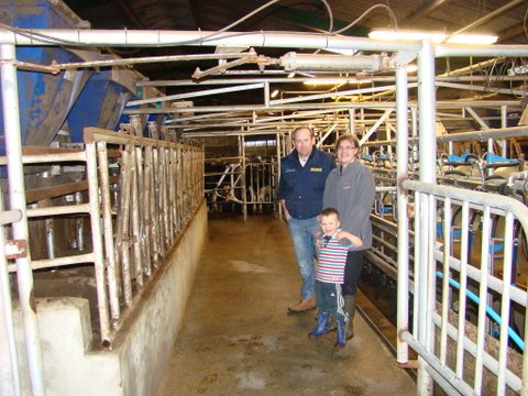 Angus, Claire and Andrew.